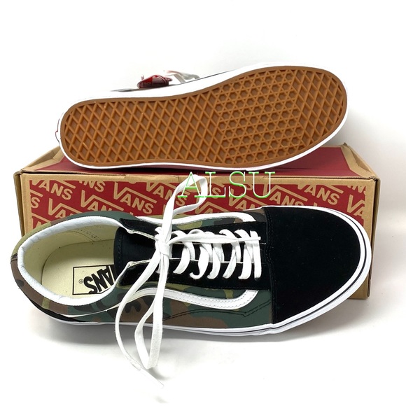 VANS Old Skool Woodland Camo Men’s Sneakers Canvas - Picture 5 of 11